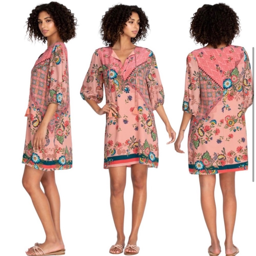Johnny Was 100% silk women’s dress size XL - Picture 8 of 8